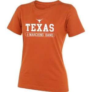   Longhorns Womens Dark Orange Marching Band T Shirt