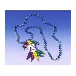 Mardi Gras Clown Necklace