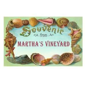  Souvenir from Marthas Vineyard, Massachusetts Stretched 