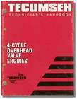 TECUMSEH Engine Transmission Quick Reference Service Manual 695933 