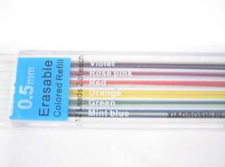 Erasable Colored refill Pencil lead 0.5mm  ( USA SELLER )    