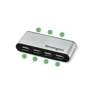    Pocket Hub 2.0, 7 Port USB, Silver   Sold as 1 EA   Expansion hub 