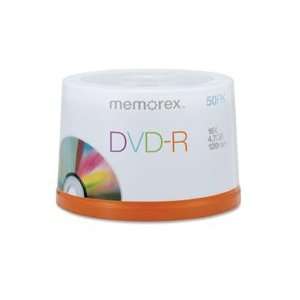  Memorex 16x DVD+R Media 4.7GB   120mm Standard   50 Pack 