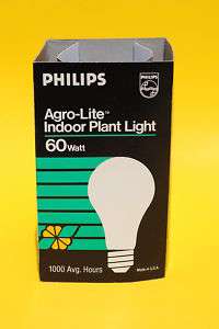 Philips Agro Lite Indoor Plant Light Bulb 60W A19  