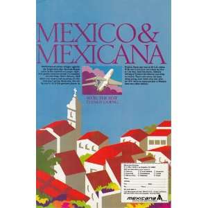    1979 Mexicana Airlines Mexico & Mexicana Mexicana Airlines Books