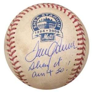  Tom Seaver Autographed Game Used Shea Stadium MLB Baseball 