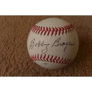   Bobby Bragan Signed Official National League Baseball 