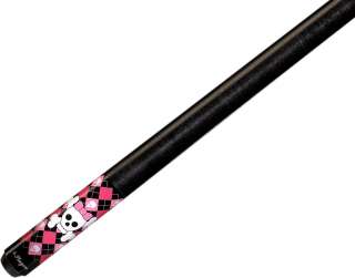 Players F2720 Rockstar Pink Skull Pool Cue & FREE CASE  