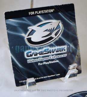 Gameshark for Playstation PSone PSX PS1 Complete with Dongle Pre owned 