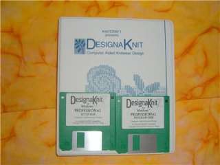 DesignAKnit DAK 7 Pro Machine Knitting Software Design Program Knit 