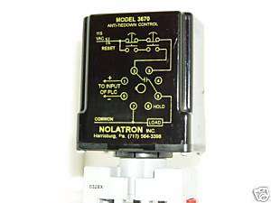 Nolatron 3670 Anti tiedown Control 115v Plug in Module  