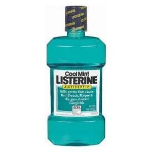  Listerine Antiseptic Mouthwash, Cool Mint, 33.8 Ounce 