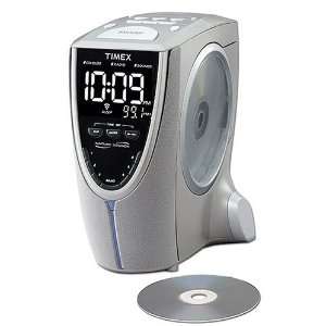  Timex T625T Auto Set Triple Alarm CD Clock Radio with 