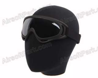 Airsoft X400 Wind Dust Protection Goggle Glasses Black  