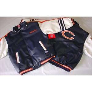  NFL Chicago Bears Youth Pleather Jacket, Small 8 10 