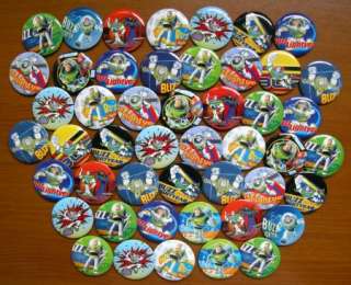NEW Disney Toy Story Buzz Lightyear Badge Pin set of 45pcs D4.5  