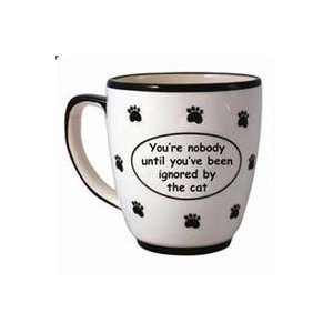Youre Nobody Until Youve Been Ignored by the Cat Oversized Mug by 