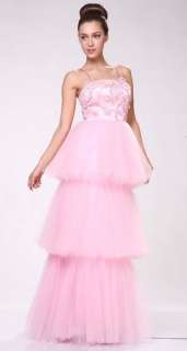 Unique Unforgettable Pink Dress Prom Pageant Ball Formal Evenng Dance 