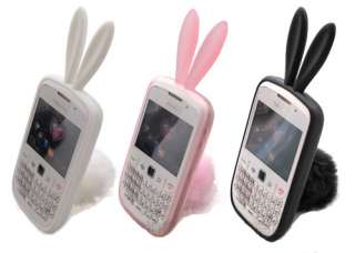 Rabbit TPU Case Cover For Blackberry Curve 8520 9300 Silicone 