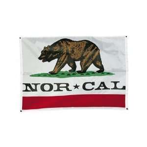  Nor Cal White Mens Republic Flag