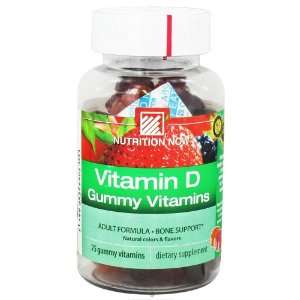  Nutrition Now Dietary Supplements Vitamin D 75 count Gummy Vitamins 