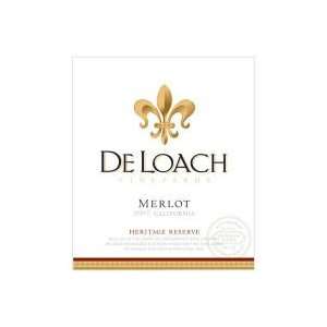  2007 De Loach Merlot, Heritage Reserve 750ml Grocery 