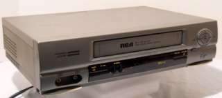RCA FOUR HEAD VIDEO SYSTEM VHS VCR VIDEO CASSETTE RECORDER VR552 W 