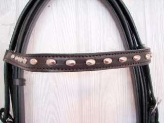 Headstall Reins Brown w/Studs Horse Western Tack SALE*  