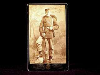   SOLDIER and His Remington Rolling Block Rifle   Circa 1880s  