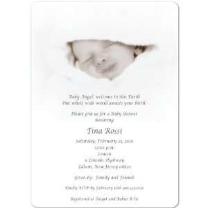  A New World Magnet Large Baby Shower Invitations Baby