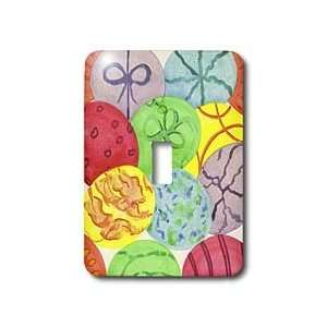 CherylsArt Holidays Easter   Painted Easter Eggs   Light Switch Covers 