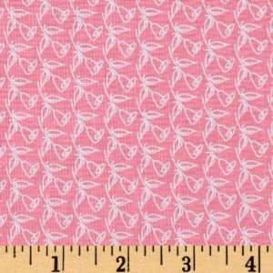  44 Wide Pajama Party Line Drawing Rose Pink Fabric By 