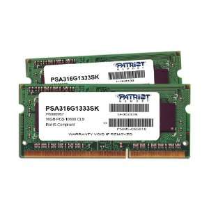  Patriot Memory Mac Series Apple SODIMM Kit 16 Single DDR3 