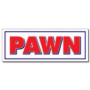  48 PAWN SHOP DECAL sticker buy sell trade gold 