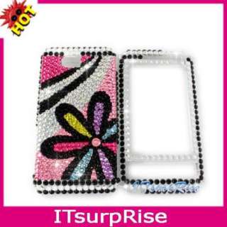 SAMSUNG OMNIA SGH i900 Bling Colorful flower Case Cover  