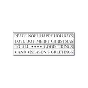  Christmas Phrases Small Stamps