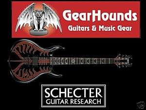 Schecter Devil Spine Blood Red Electric Guitar  