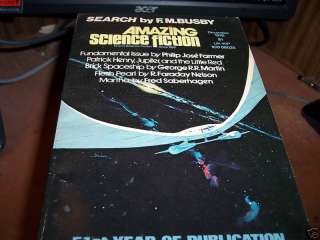 Amazing Science Fiction 12/1976 Search by F.M. Busby  