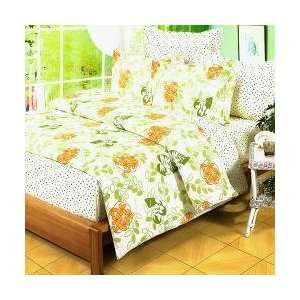  Blancho Bedding   [Maple in Blossom] 100% Cotton 4PC Duvet 