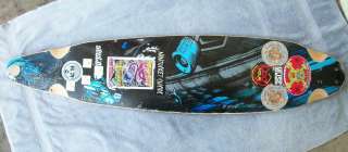 SECTOR 9 LONGBOARD SKATEBOARD DECK BOMB HILLS NOT COUNTRIES GRAPHICS 