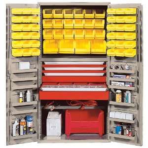   Storage Cabinet with Plastic Bins   QSC BG 3672 4D