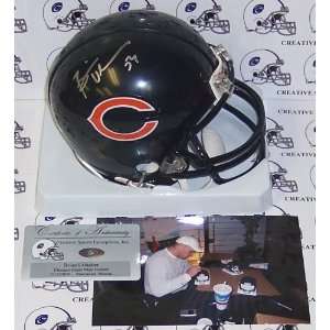   Signed Chicago Bears Riddell Mini Football Helmet