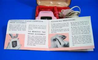 Pink Black Remington Princess Vintage Shaver in Org Box  