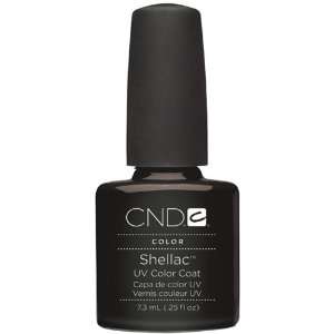  CND Creatives Nail Design Shellac UV Color Coat Black Pool 