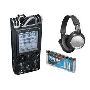  Roland R 26 Portable Recorder AUDIO ESSENTIALS BUNDLE with 