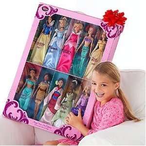   Disney Princess 12 Doll Collection Holiday 
