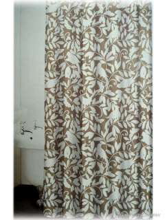 New Brown Birds Fabric Bathroom Bath Shower Curtain  