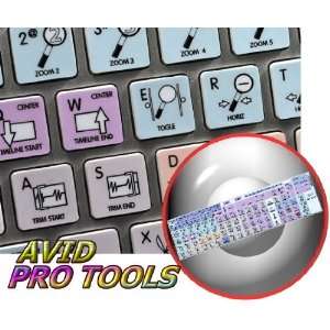   STICKERS FOR KEYBOARD AVID PRO TOOLS GALAXY SERIES 