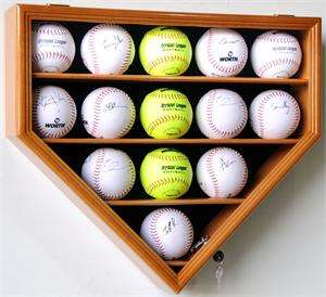 14 Soft Ball Softball Display Case Rack Stand Cabinet  