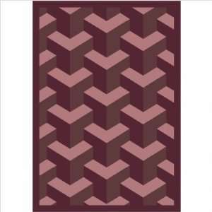   Family Legacies Rooftop Purple Contemporary Rug Size 7 8 x 10 9